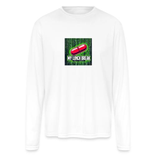 RED MLB - Men's Moisture Wicking Performance Long Sleeve T-Shirt