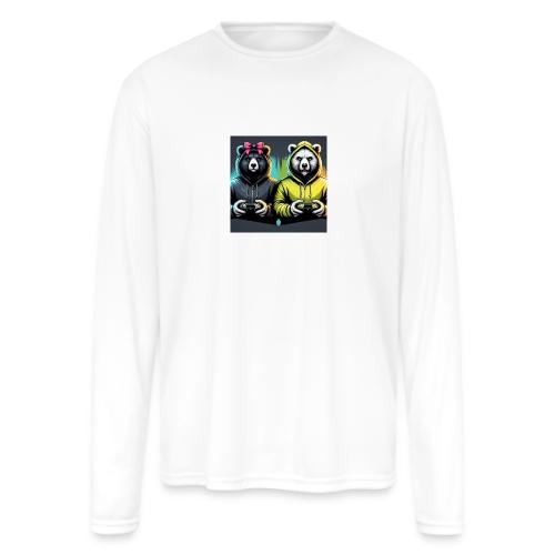 Gamer Bears - Men's Moisture Wicking Performance Long Sleeve T-Shirt