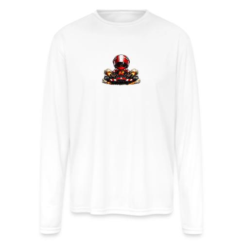 Carcadelogoracerback - Men's Moisture Wicking Performance Long Sleeve T-Shirt