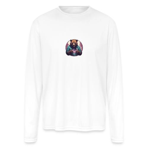 Magical Bear - Men's Moisture Wicking Performance Long Sleeve T-Shirt