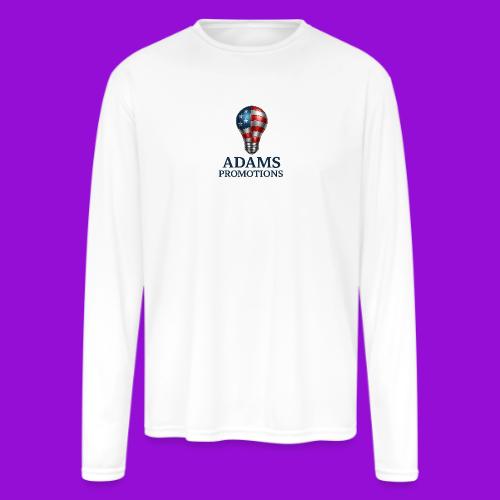Adams promotions American flag metallic light bulb - Men's Moisture Wicking Performance Long Sleeve T-Shirt