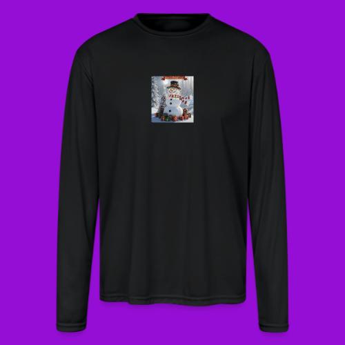 Merry Christmas - Men's Moisture Wicking Performance Long Sleeve T-Shirt