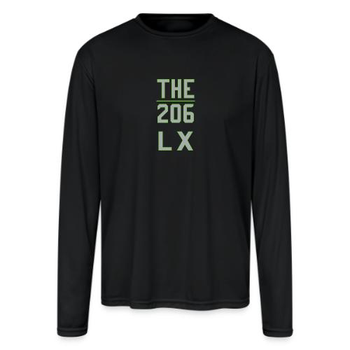 THE | 206 - Vibrant Fan Fashion - Game Win Edition - Men's Moisture Wicking Performance Long Sleeve T-Shirt