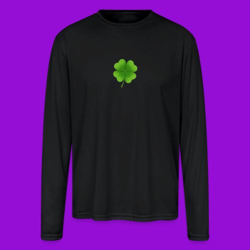 Four leaf clover - Men's Moisture Wicking Performance Long Sleeve T-Shirt