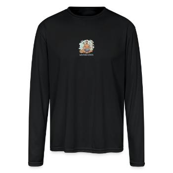 Sagittarius Pan - Men's Moisture Wicking Performance Long Sleeve T-Shirt - black - Front