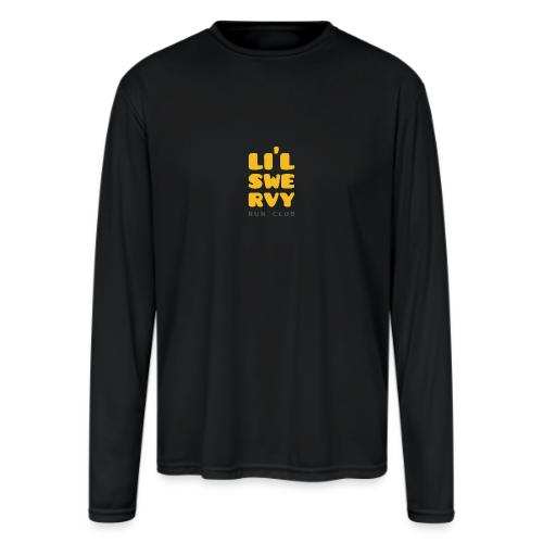 lil swervy run club stacked - Men's Moisture Wicking Performance Long Sleeve T-Shirt