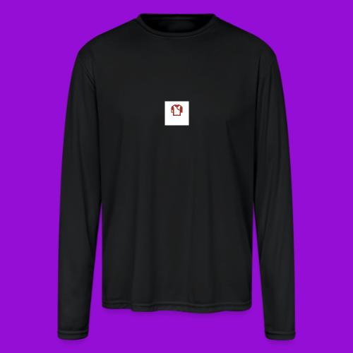 Logo - Men's Moisture Wicking Performance Long Sleeve T-Shirt