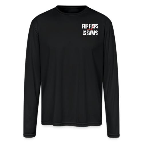 Flip Flops & LS Swaps - Men's Moisture Wicking Performance Long Sleeve T-Shirt