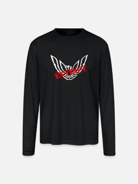 Trans Am - Men's Moisture Wicking Performance Long Sleeve T-Shirt - black