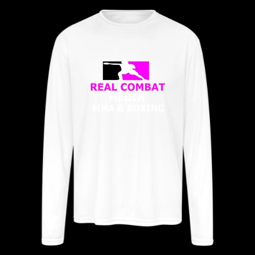 RCM MMA & BOXING Pink - Men's Moisture Wicking Performance Long Sleeve T-Shirt