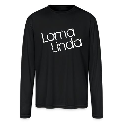 lomalinda white - Men's Moisture Wicking Performance Long Sleeve T-Shirt