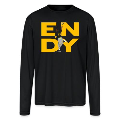 Endy - Men's Moisture Wicking Performance Long Sleeve T-Shirt