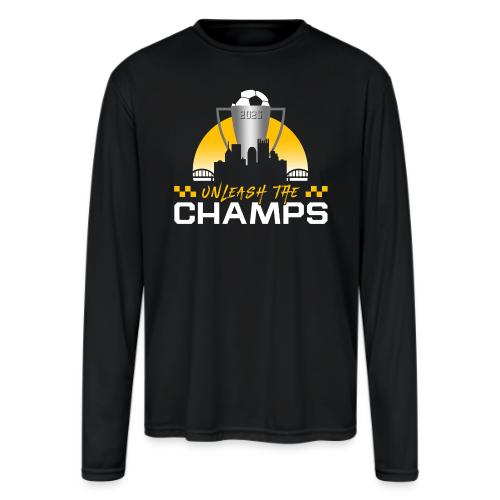 Unleash The Champs - Men's Moisture Wicking Performance Long Sleeve T-Shirt