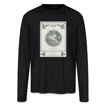 Ivy Active T Shirt - Men's Moisture Wicking Performance Long Sleeve T-Shirt - black - Front