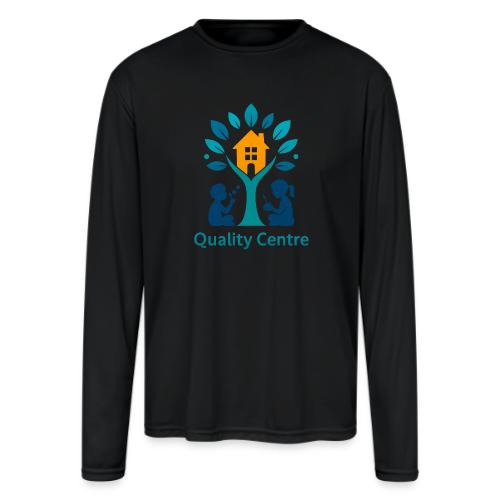 Quality Learning Center on Slim Fit Rib Women's - Men's Moisture Wicking Performance Long Sleeve T-Shirt