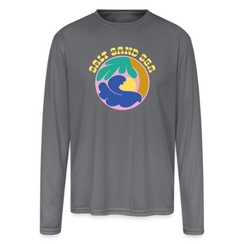 Salt, Sand and Sea - Men's Moisture Wicking Performance Long Sleeve T-Shirt