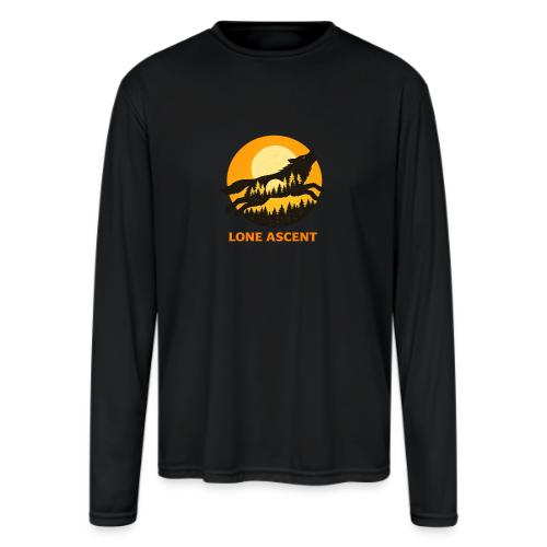 Lone Ascent Wolf - Men's Moisture Wicking Performance Long Sleeve T-Shirt