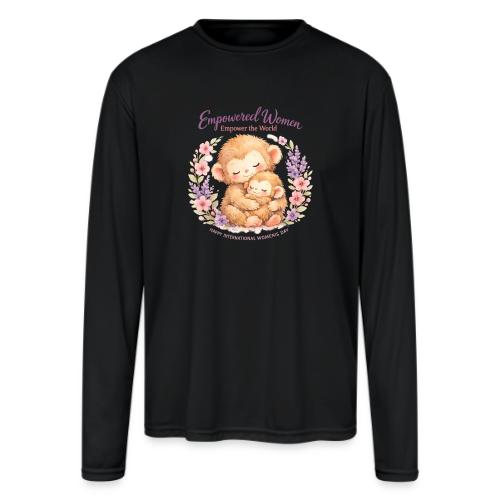 Empowered Women Empower The World Art - Men's Moisture Wicking Performance Long Sleeve T-Shirt