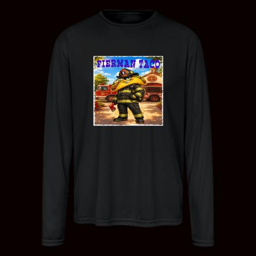 Fireman Taco - Men's Moisture Wicking Performance Long Sleeve T-Shirt