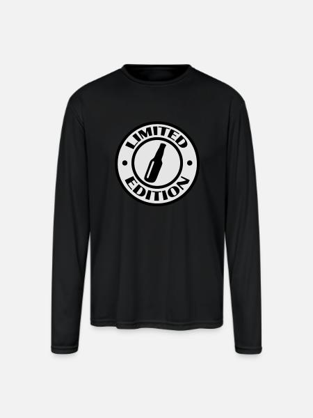 limited edition - Men's Moisture Wicking Performance Long Sleeve T-Shirt - black