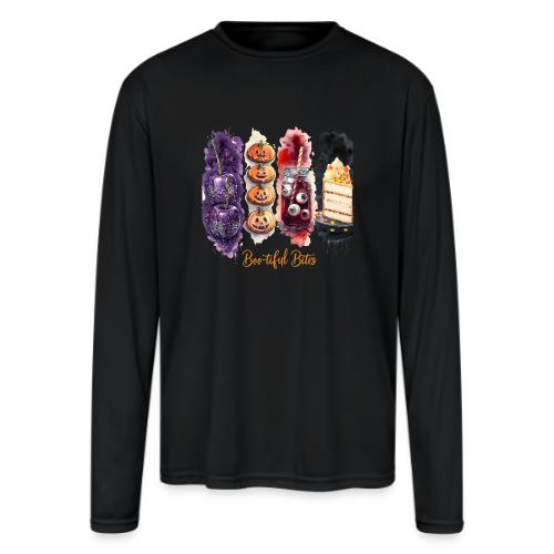 Spooky Cute Halloween Treats Art - Men's Moisture Wicking Performance Long Sleeve T-Shirt