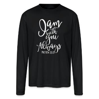 Always (dark) - Men's Moisture Wicking Performance Long Sleeve T-Shirt - black - Front