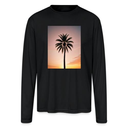 palm peace - Men's Moisture Wicking Performance Long Sleeve T-Shirt