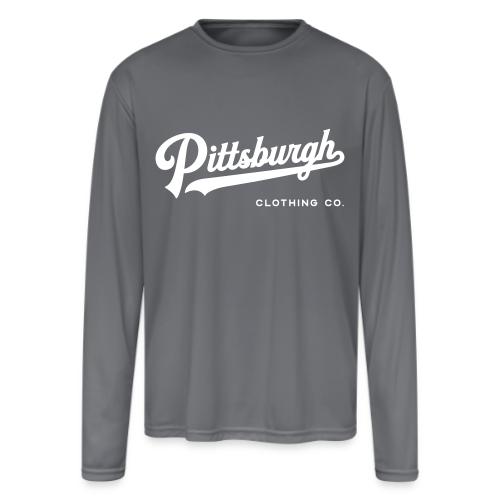 2018Script_Final - Men's Moisture Wicking Performance Long Sleeve T-Shirt