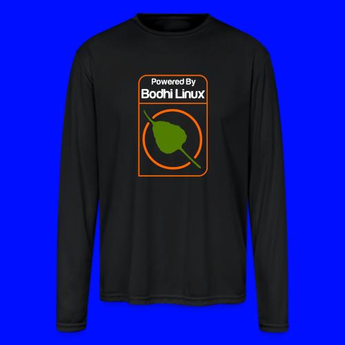 Powered by Bodhi Linux - Men's Moisture Wicking Performance Long Sleeve T-Shirt