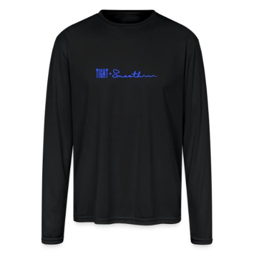 Tight and Smooth - Men's Moisture Wicking Performance Long Sleeve T-Shirt
