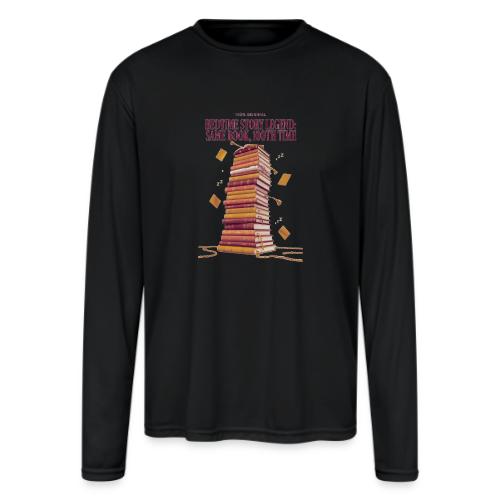 Bedtime Story Legend T Shirt - Men's Moisture Wicking Performance Long Sleeve T-Shirt