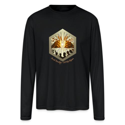 Easter Eternal Bread Breaking Tee,Recognition Gift - Men's Moisture Wicking Performance Long Sleeve T-Shirt
