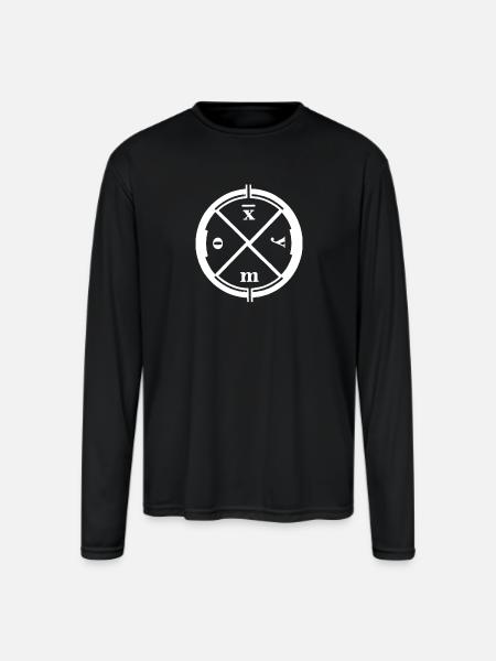 CLAN OF XYMOX - Men's Moisture Wicking Performance Long Sleeve T-Shirt - black