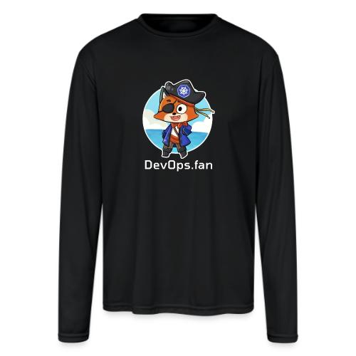 DevOps.fan Pirate Foxy zip hoodie - Men's Moisture Wicking Performance Long Sleeve T-Shirt