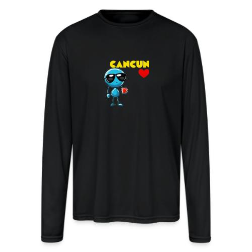 Smoon City_Cancun - Men's Moisture Wicking Performance Long Sleeve T-Shirt