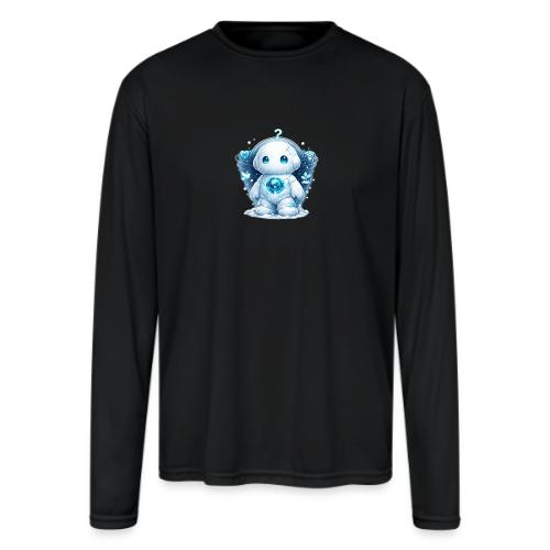 Snowy AI - Men's Moisture Wicking Performance Long Sleeve T-Shirt