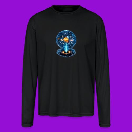 Holographic Universe - Men's Moisture Wicking Performance Long Sleeve T-Shirt