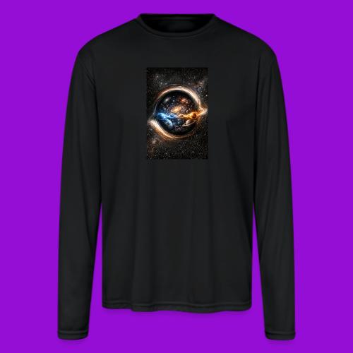 EntangledPhotonsWormhole - Men's Moisture Wicking Performance Long Sleeve T-Shirt