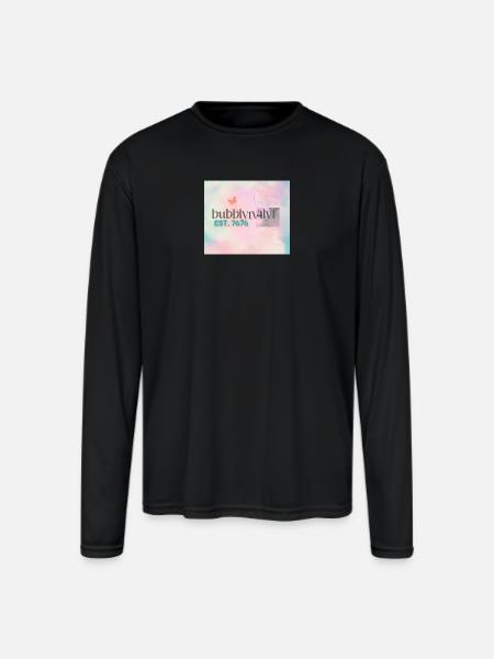 page 4 - Men's Moisture Wicking Performance Long Sleeve T-Shirt - black