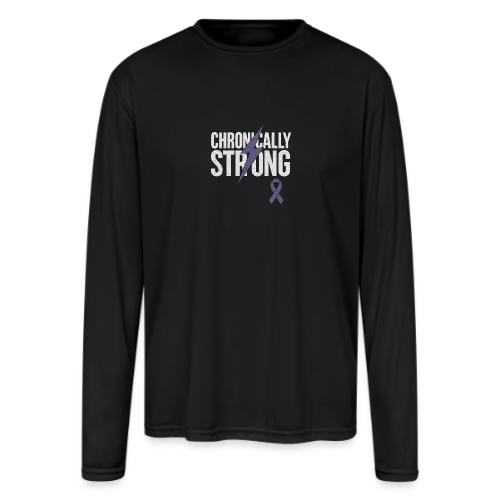 Chronically Strong - Men's Moisture Wicking Performance Long Sleeve T-Shirt