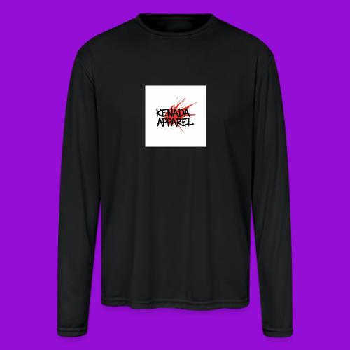 Kenada Apparel graffiti splash - Men's Moisture Wicking Performance Long Sleeve T-Shirt