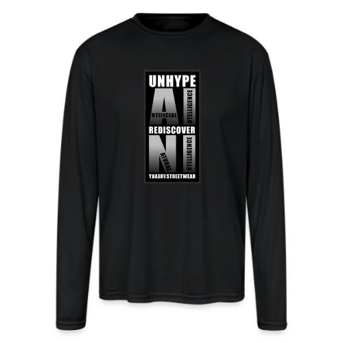 Unhype AI Rediscover NI - Men's Moisture Wicking Performance Long Sleeve T-Shirt