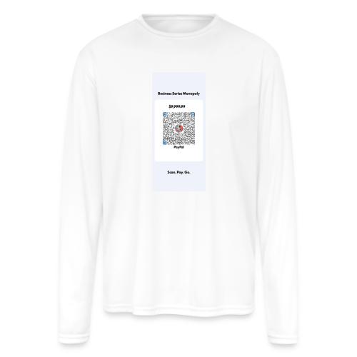 pp my qrcode 1758477437583 - Men's Moisture Wicking Performance Long Sleeve T-Shirt