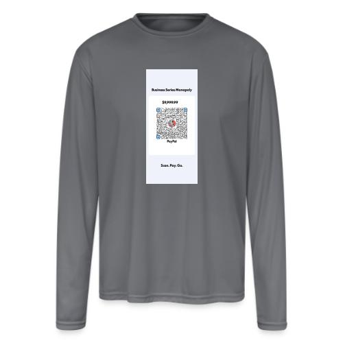 pp my qrcode 1758477437583 - Men's Moisture Wicking Performance Long Sleeve T-Shirt