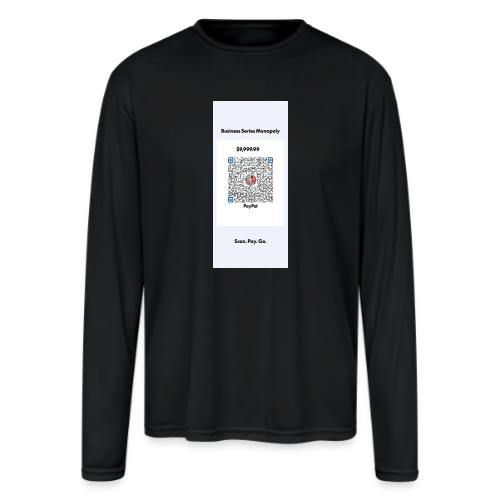 pp my qrcode 1758477437583 - Men's Moisture Wicking Performance Long Sleeve T-Shirt