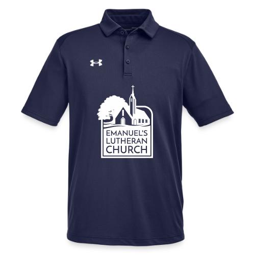Single Vertical white2 - Under Armour Men's Tech Polo