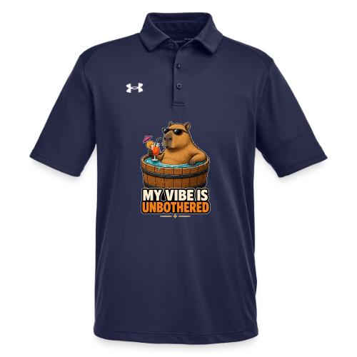 Unbothered Beaver in Wooden Tub - Under Armour Men's Tech Polo