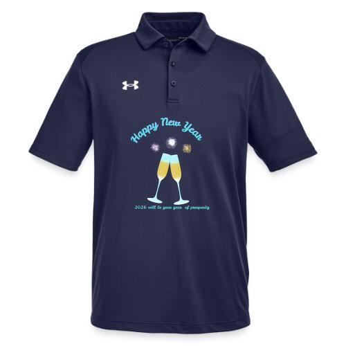 Happy New Year 2026 Prosperity Design - Under Armour Men's Tech Polo