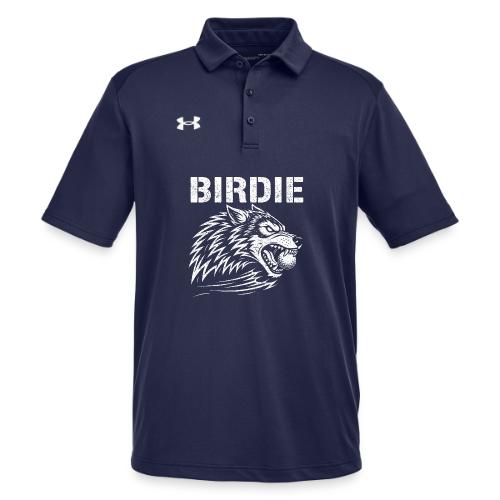 BIRDIE - Wolf Golf Gift Tee for Men - Under Armour Men's Tech Polo