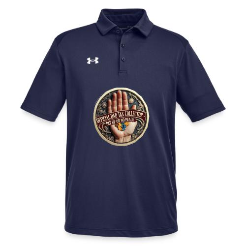 Dad Tax Collector Medallion T Shirt - Under Armour Men's Tech Polo